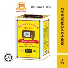 Kluang TV Coffee Kopi-O Powder Grade A2 (3kg x 1 tin)